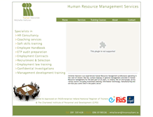 Tablet Screenshot of hrconsultant.ie